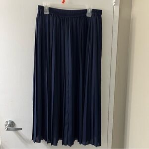Uniqlo Dark Blue Midi Skirt